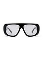 view 1 of 3 The Dionne Sunglasses in Black & Smoke Tint
