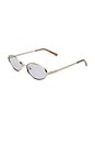 view 2 of 2 LUNETTES DE SOLEIL KENDALL in Silver & Smoke Tint