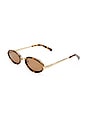 view 2 of 2 LUNETTES DE SOLEIL SAGE in Crystal Tort & Chocolate Mono
