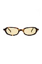 view 1 of 3 The Mimi Sunglasses in Crystal Tort & Mustard Tint