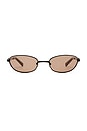 view 1 of 3 GAFAS DE SOL BROOKLYN in Black & Chocolate Mono