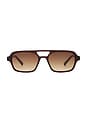 view 1 of 3 Dusty Sunglasses in Wine & Brown Grad