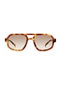 view 1 of 3 GAFAS DE SOL BANKS in Caramel Tort & Brown Gradient