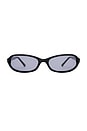 view 1 of 2 GAFAS DE SOL ELCIE in Black & Smoke Momono