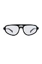 view 1 of 2 The Dakota Sunglasses in Black & Smoke Tint