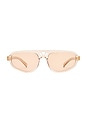 view 1 of 2 GAFAS DE SOL DAKOTA in Gloss Beige & Honey Tint