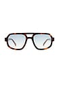 view 1 of 2 The Banks Sunglasses in Tortoise & Smoke Blue Gradient
