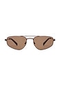 view 1 of 3 Harvey Sunglasses in Bronze & Brown Mono