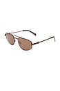 view 2 of 3 Harvey Sunglasses in Bronze & Brown Mono