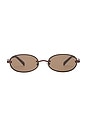 view 1 of 3 Jean Sunglasses in Bronze & Brown Mono