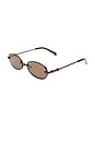 view 2 of 3 Jean Sunglasses in Bronze & Brown Mono