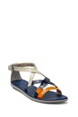 view 2 of 5 Swing Sandal in Deep Blue/Latte in Deep Blue & Latte
