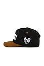 view 3 of 3 Franchise Cap in Black & Brown