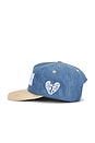 view 3 of 4 Franchise Cap in Pastel Cream & Blue Steel