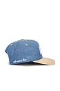 view 4 of 4 Franchise Cap in Pastel Cream & Blue Steel
