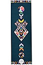 view 1 of 2 Tribal Yoga Mat in Black Multi