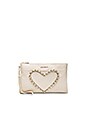 view 1 of 4 Heart Clutch in Cream