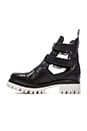 view 5 of 5 Black & White Cut Out Boot in Nero