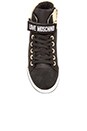 view 4 of 6 Hi-Top Sneaker in Black & Gold