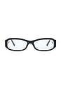 view 1 of 3 Alba Optical Eyeglasses in Black & Clear