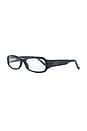 view 2 of 3 Alba Optical Eyeglasses in Black & Clear