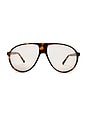 view 1 of 3 LUNETTES DE SOLEIL BELLA in Leopard & Smoke