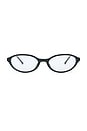 view 1 of 3 Mila Optical Eyeglasses in Black & Clear