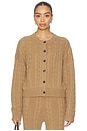 view 1 of 4 Cassie Cardigan in Toffee