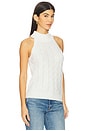view 2 of 4 TOP HALTER SERAFINE in Cream