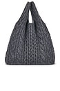view 2 of 4 Oma Cable Tote in Graphite