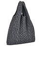 view 3 of 4 Oma Cable Tote in Graphite