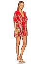 view 3 of 4 Addy Caftan in Red