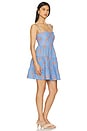 view 2 of 3 Limited Edition Emily Linen Mini Dress in Blue