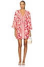 view 1 of 3 Joy Cover Up Dress in Bright Red