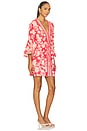 view 2 of 3 Joy Cover Up Dress in Bright Red
