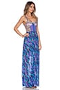 view 3 of 4 Longchamp Legacy Maxi Dress in Royal Blue & Multi