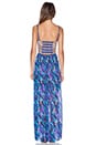 view 4 of 4 Longchamp Legacy Maxi Dress in Royal Blue & Multi