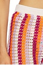 view 6 of 6 Mystic Stripe Stefano Short in Open Purple