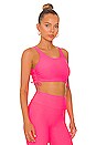 view 2 of 4 Moonstone High Impact Sports Bra in Fandango Pink