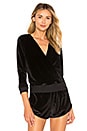 view 1 of 4 Velour Layer Pullover in Moonlight Black