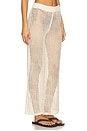view 2 of 6 PANTALÓN PIERNA ANCHA COASTAL KNIT NELLIE in Open White