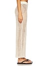 view 3 of 6 PANTALÓN PIERNA ANCHA COASTAL KNIT NELLIE in Open White