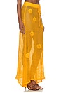 view 2 of 6 Golden Blossom Glacier Maxi Skirt in Bright Yellow