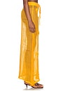 view 3 of 6 Golden Blossom Glacier Maxi Skirt in Bright Yellow