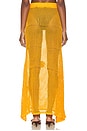 view 4 of 6 Golden Blossom Glacier Maxi Skirt in Bright Yellow