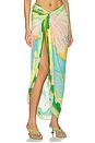 view 2 of 6 Pastel Mirage Isla Cover Up Skirt in Open Green