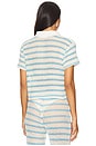 view 3 of 4 Wavy Shirt in Medium Blue