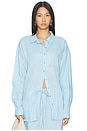 view 2 of 5 CAMISA LARISSA in Stone Blue
