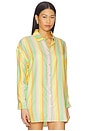 view 4 of 6 Rhythmic Lines Dreambound Shirt in Open Yellow