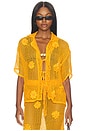 view 1 of 6 CAMISA GOLDEN BLOSSOM AMARANTTA in Bright Yellow